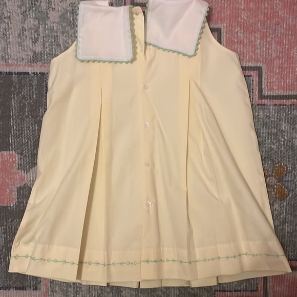 Proper Peony Floral Trim Pleat Dress - Picture 9 of 10